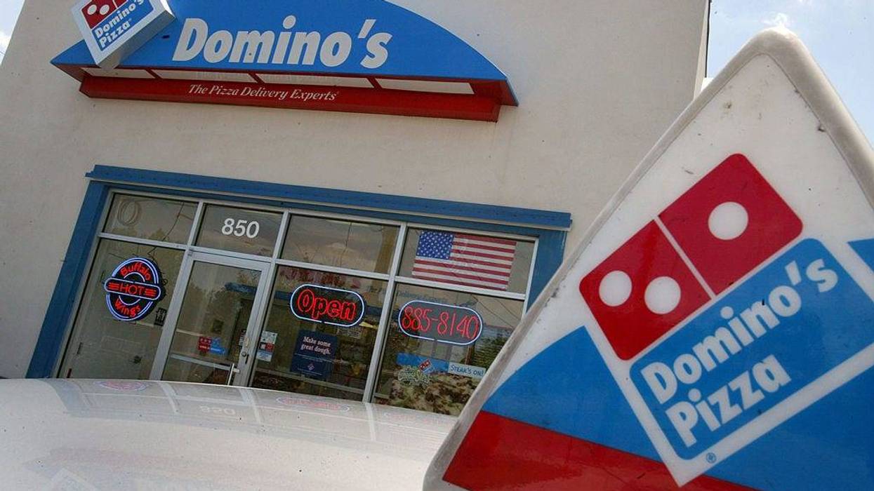 A Domino's Pizza store April 14, 2004 in Miami, Florida.