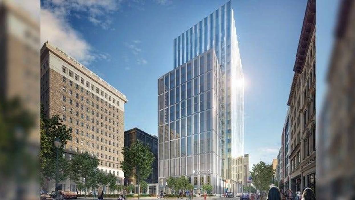 A drawing of Jefferson Health's building that is a $762 million specialty care facility right in Center City.