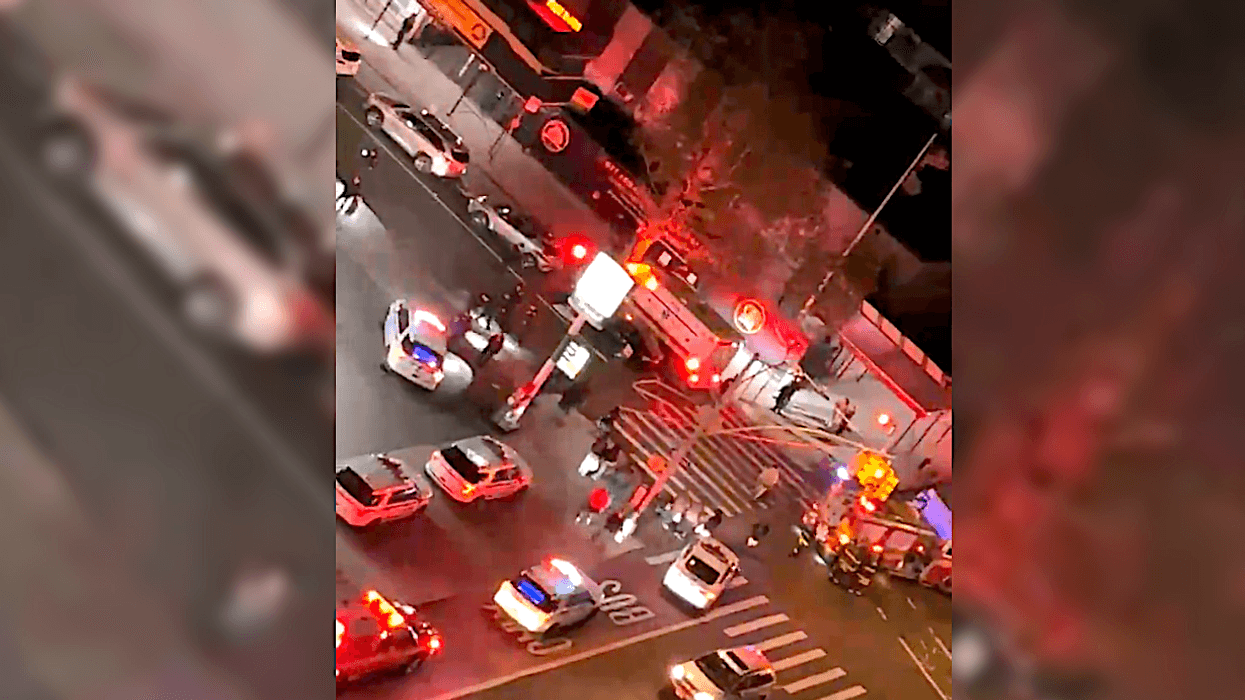 A drive-by shooting in the Bronx on Sunday evening left two people wounded