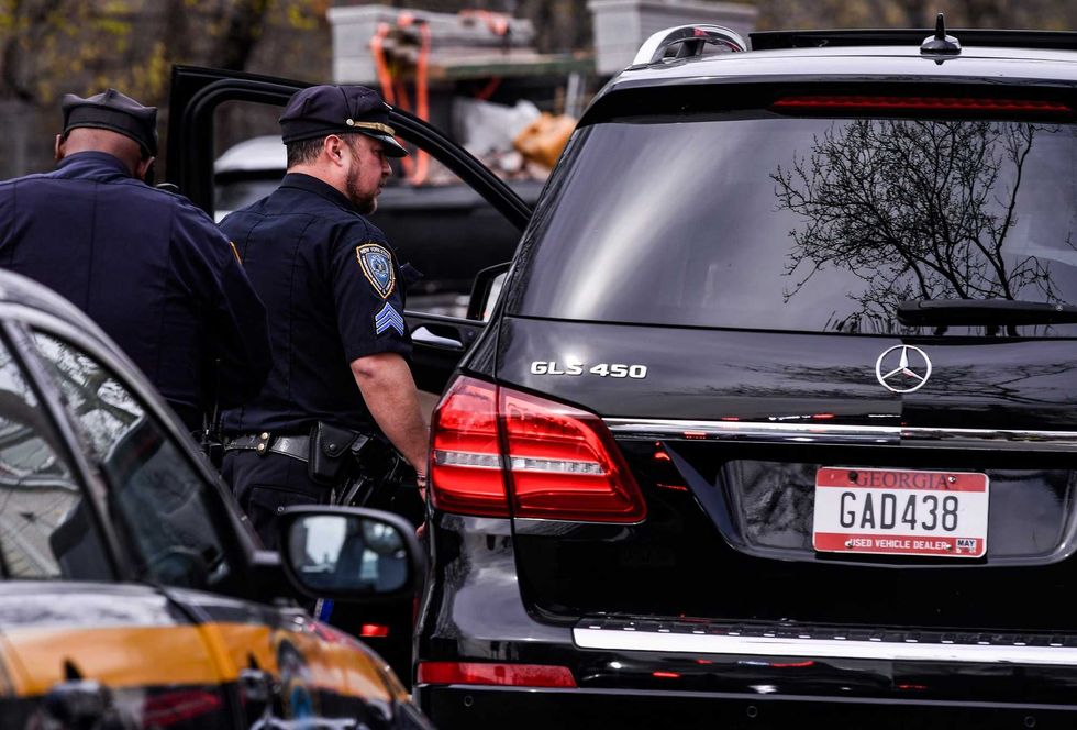 A driver was busted with fake Georgia plates at the Verrazzano-Narrows Bridge on April 11, 2023