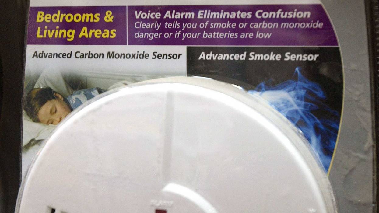 A dual Smoke and Carbon Monoxide alarm is displayed in a Home Depot store February 19, 2004 in Mount Prospect, Illinois. United States Consumer Product Safety Commission reports that about 125 carbon-monoxide-related deaths occur each year.