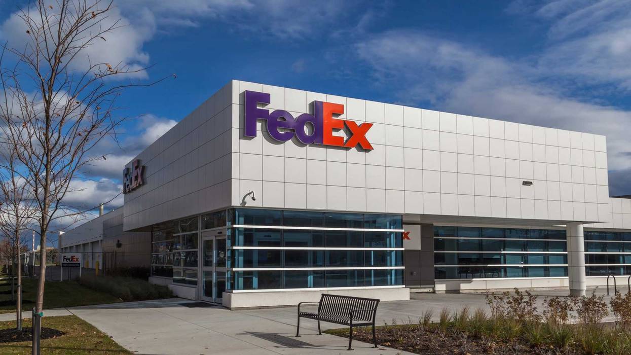 A FedEx office building