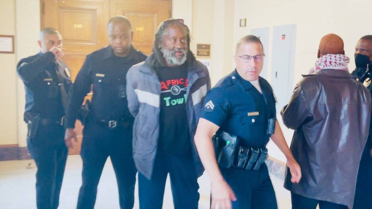 A fifth arrest was made at Los Angeles City Hall during a council meeting on Friday.