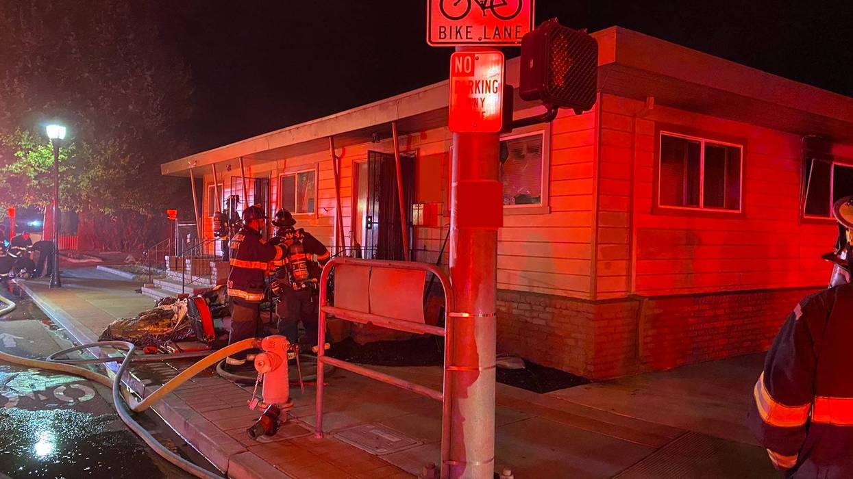 A fire broke out Sunday morning at an assisted living facility in Alameda County.