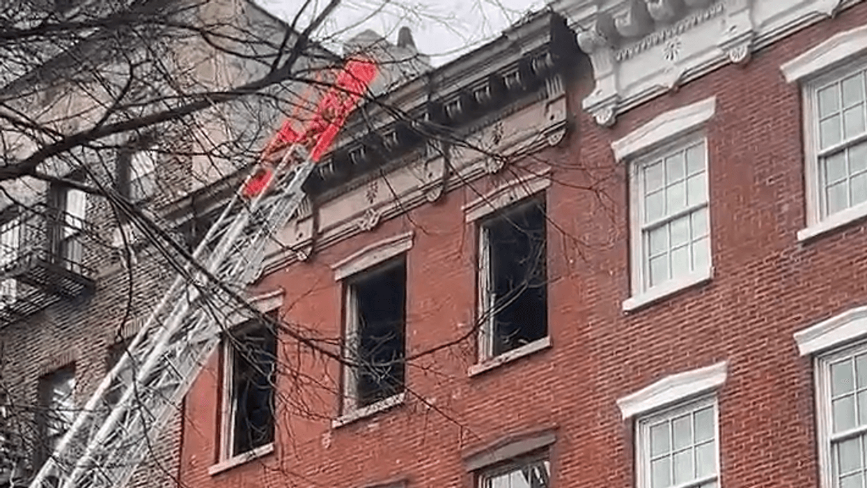 A fire engulfed the fifth floor of a five-story apartment building in the West Village on March 5, 2025