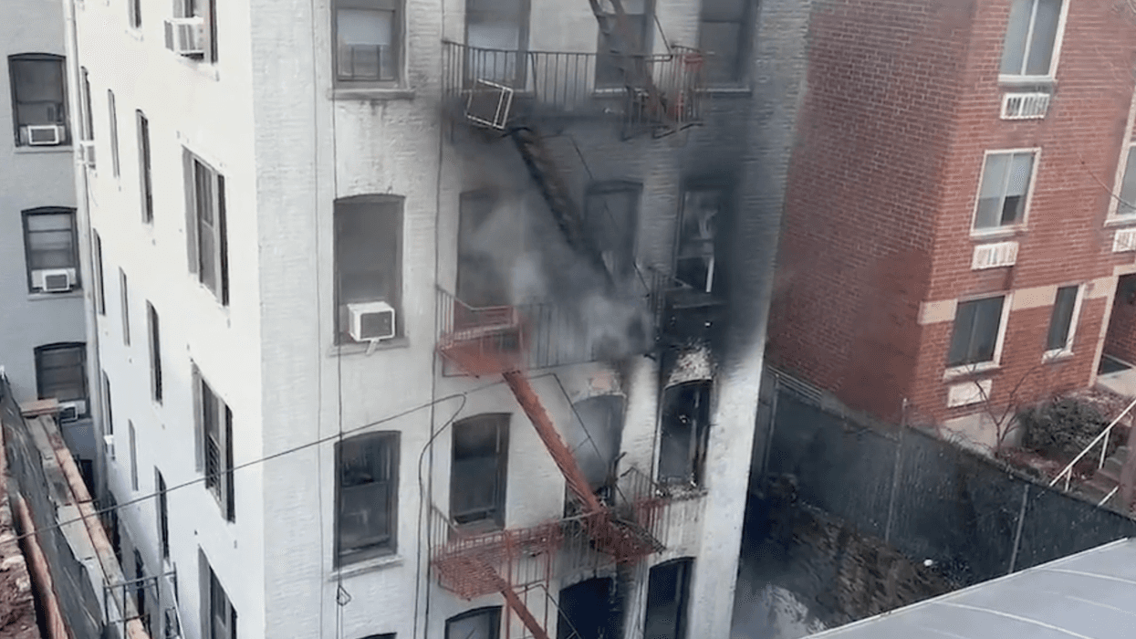 A fire in the Marble Hill section of the Bronx injured 6 people Saturday.