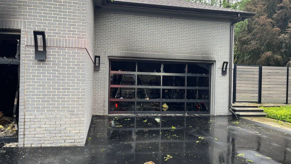 A fire that raged through the garage of a Bloomfield Hill