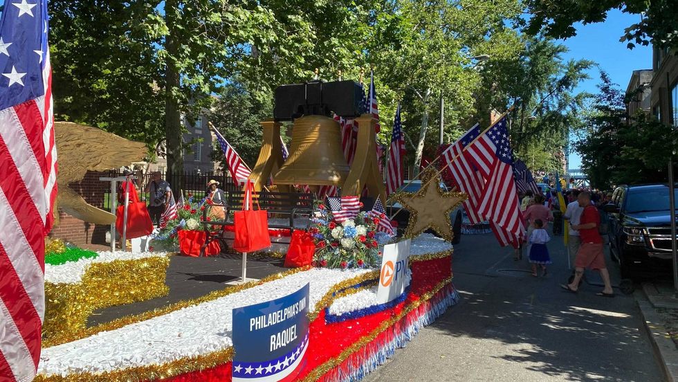 A float in Philadelphia