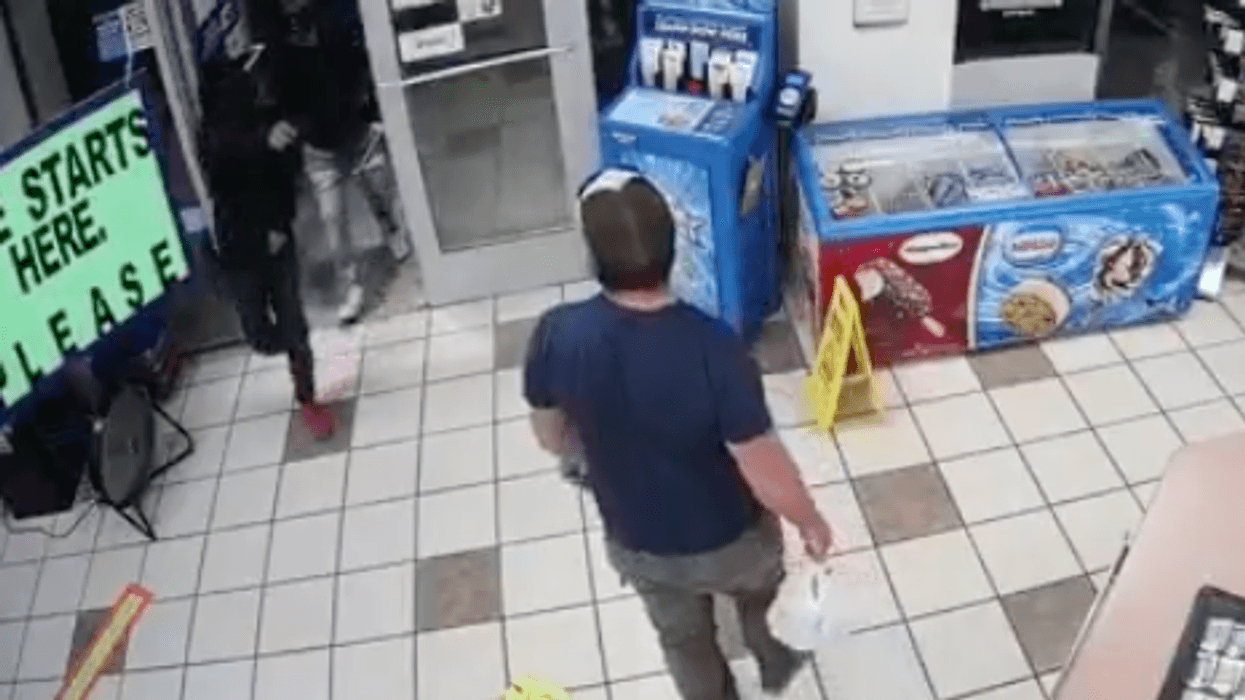 A former U.S. Marine met by an armed robber in Arizona.