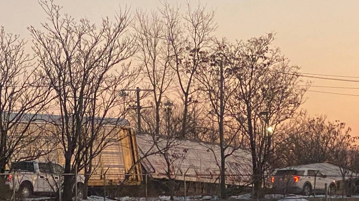 A freight train derails in Southwest Detroit.