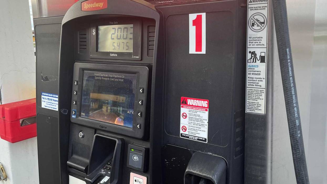 A gas station pump in Amherst, N.Y. (12/2/2022)