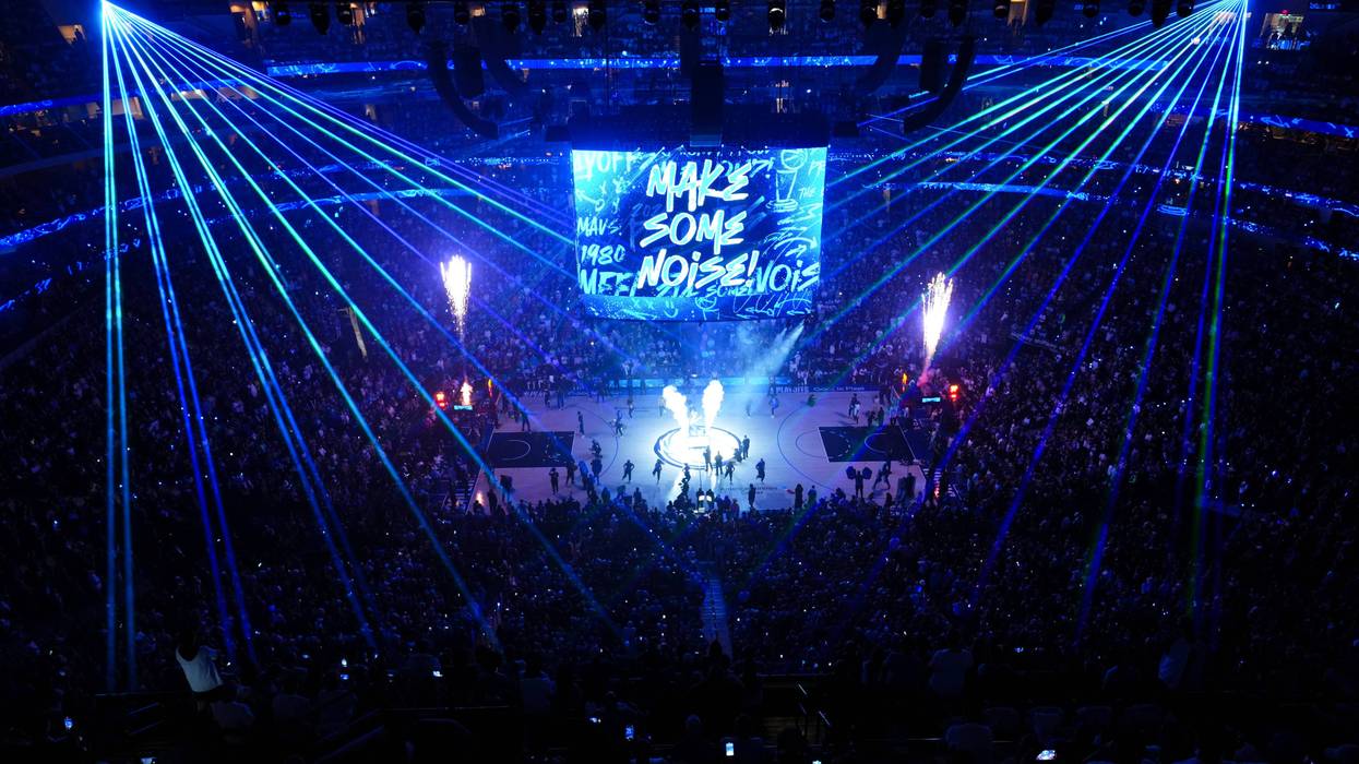 A general view inside American Airlines Center before Game Three of the Western Conference Finals between the Minnesota Timberwolves and the Dallas Mavericks on May 26, 2024, in Dallas, Texas.