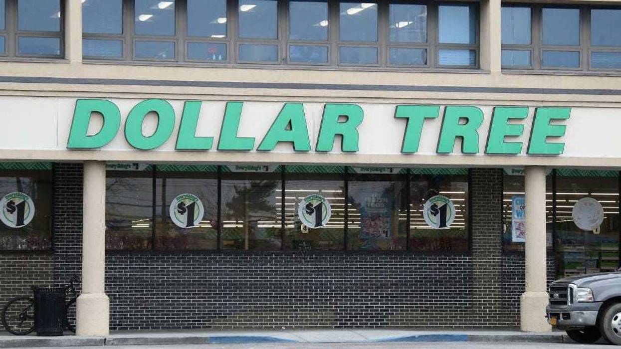 A general view of a Dollar Tree store sign as photographed on March 20, 2020 in Westbury, New York.