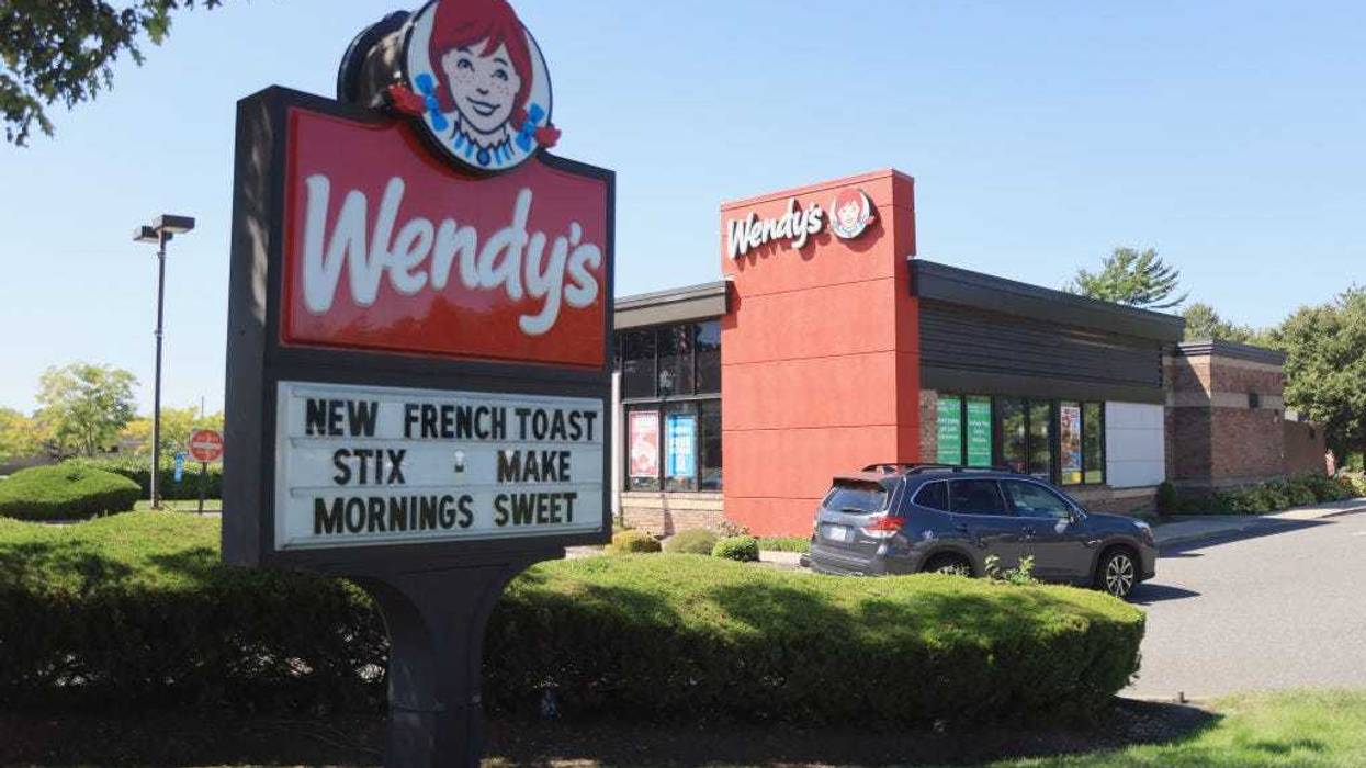 A general view of a Wendy's restaurant on September 15, 2022 in Farmingdale, New York, United States. Many families along with businesses are suffering the effects of inflation as the economy is dictating a change in spending habits. (Photo by Bruce Bennett/Getty Images)