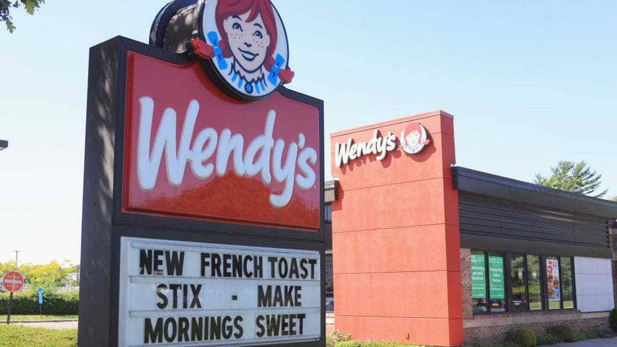 A general view of a Wendy's restaurant on September 15, 2022 in Farmingdale, New York, United States. Many families along with businesses are suffering the effects of inflation as the economy is dictating a change in spending habits. (Photo by Bruce Bennett/Getty Images)
