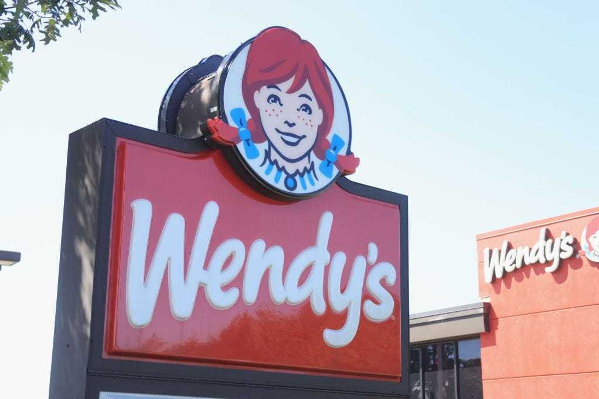 A general view of a Wendy's restaurant on September 15, 2022 in Farmingdale, New York, United States.