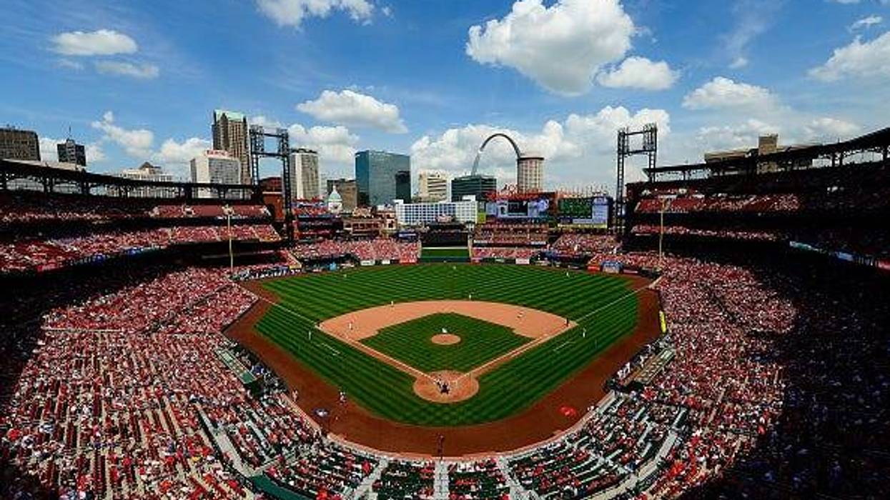 A general view of Busch Stadium