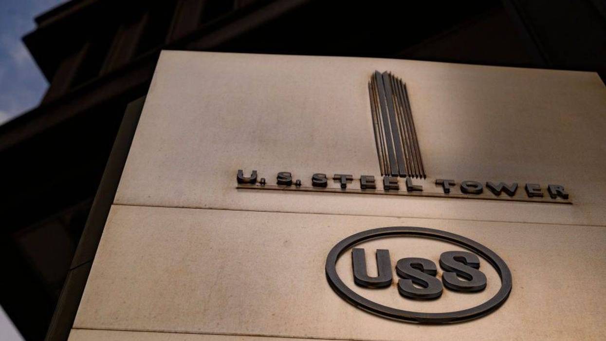 A general view of the exterior of the U.S. Steel Tower, headquarters of USX Steel, on March 20, 2024 in Pittsburgh, Pennsylvania.