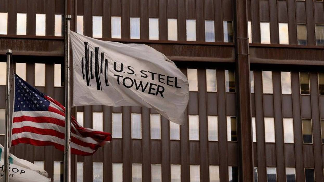 A general view of the exterior of the U.S. Steel Tower, headquarters of USX Steel, on March 20, 2024 in Pittsburgh, Pennsylvania.