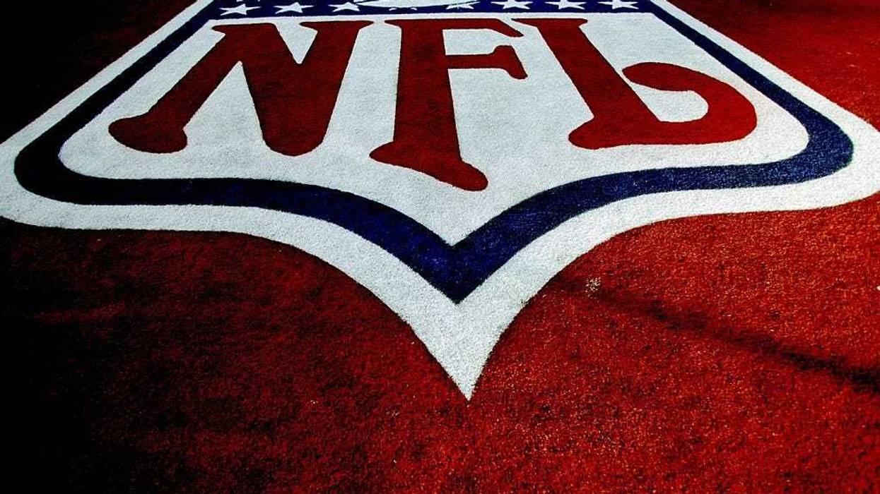 A general view of the NFL Endzone Logo before the Super Bowl XXXIII Game between the Atlanta Falcons and the Denver Broncos at the Pro Player Stadium in Miami, Florida. The New England Patriots square off against the Philadelphia Eagles in Super Bowl XXXIX February 6, 2005 in Jacksonville, Florida