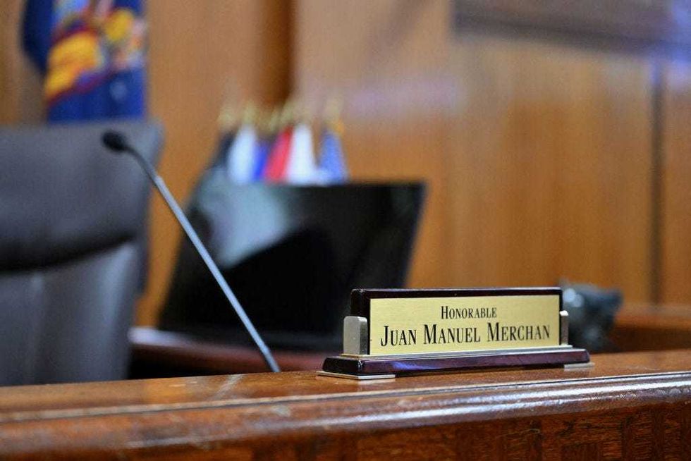 A general view shows Judge Juan Manuel Merchan