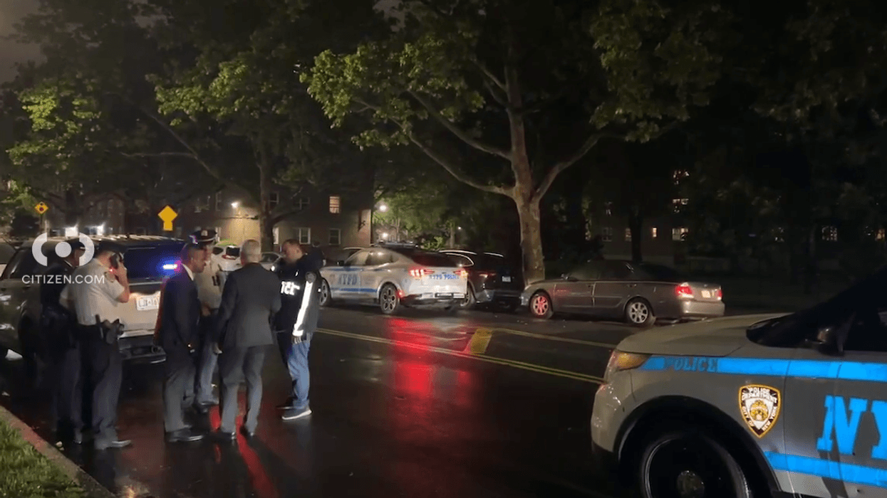 A girl and two women were wounded in a shooting and stabbing during a brawl at the South Jamaica Houses on Wednesday night, police said
