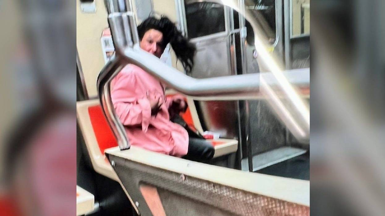 A girl told SEPTA Transit Police that the pictured woman had a knife and ethnically intimidated her while she was riding the Broad Street Line Thursday morning.