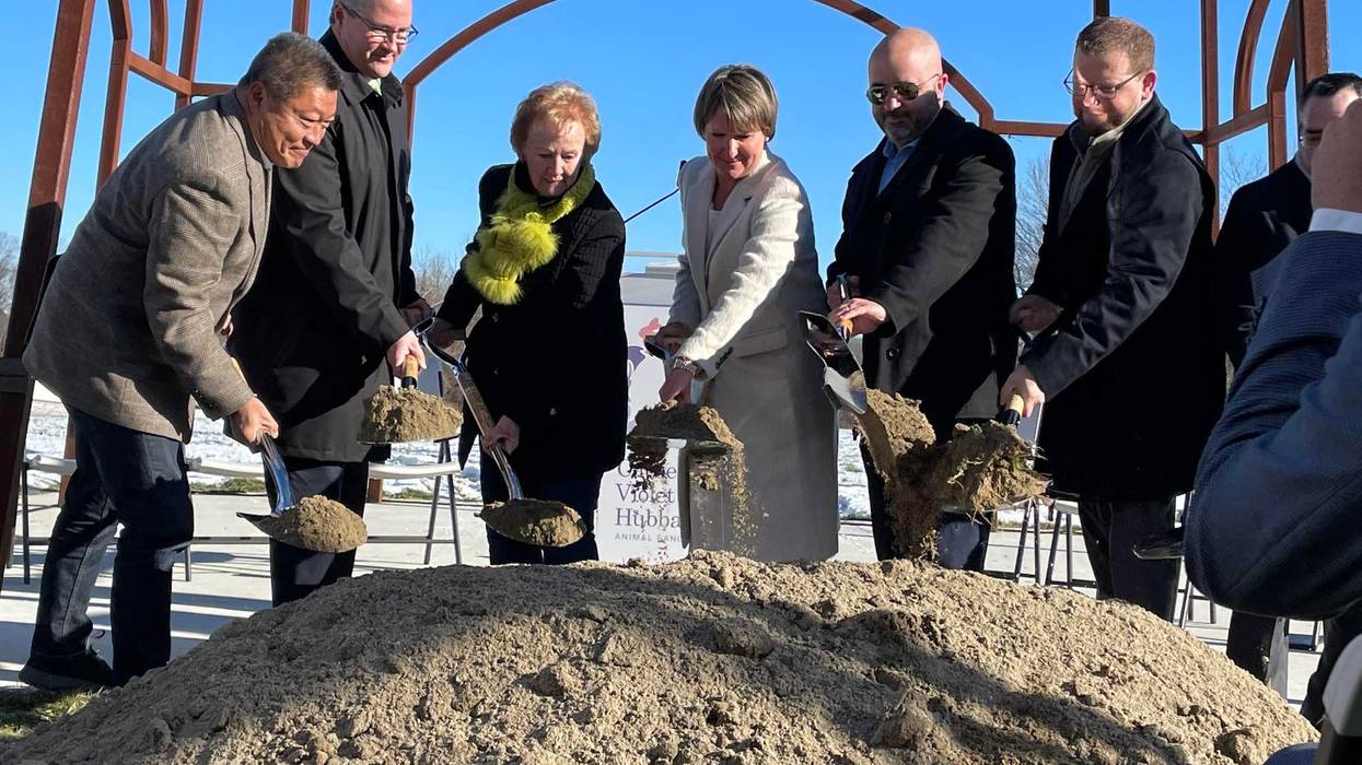 A groundbreaking ceremony for the $10 million permanent facilities at "The Catherine Violet Hubbard Sanctuary" was held on the 10th anniversary of Sandy Hook Elementary School on Wednesday.
