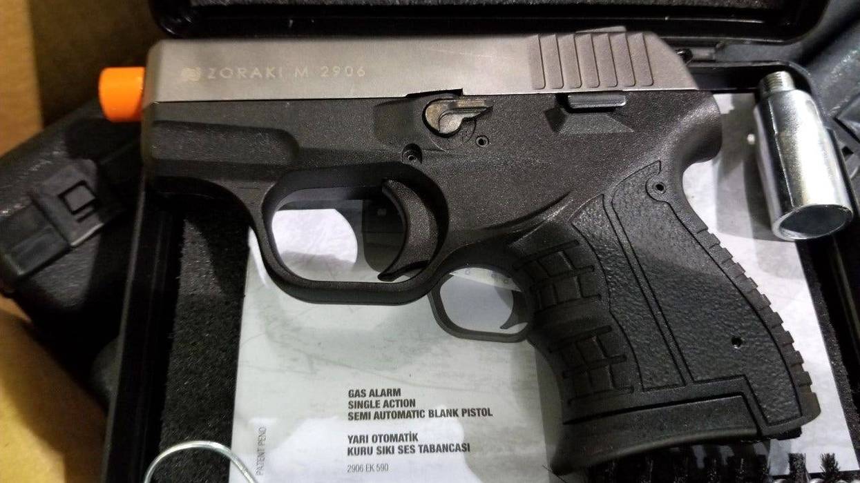 A gun seized at an airport before reaching its destination in Bucks County.