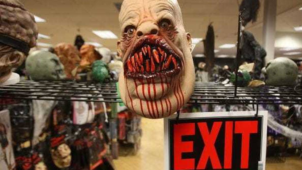 A Halloween store, located in a defunct Circuit City consumer electronics store building on October 21, 2009 in Burbank, California.