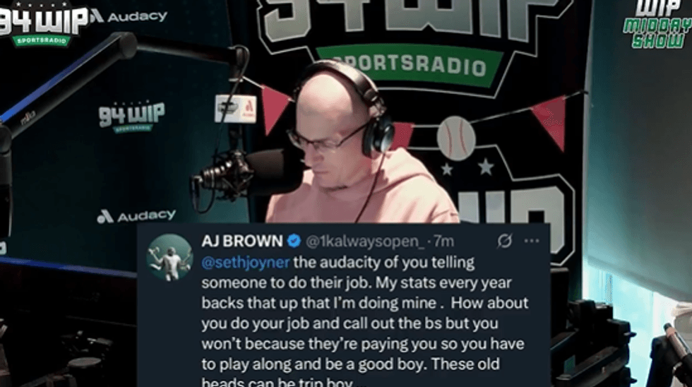 A.J. Brown Seth Joyner X comment