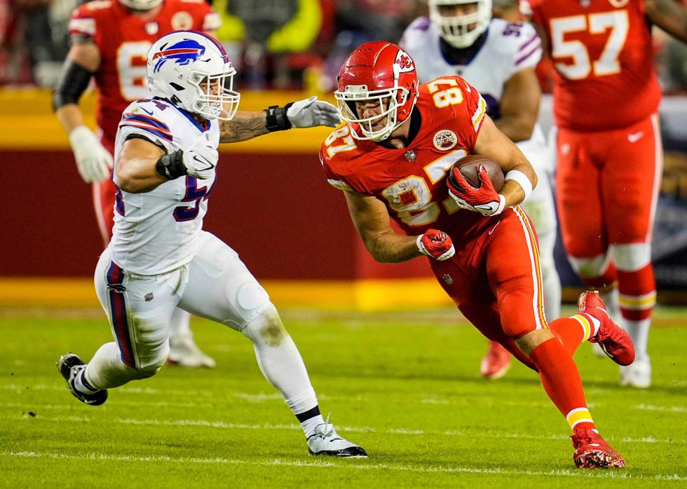 A.J. Klein and Travis Kelce