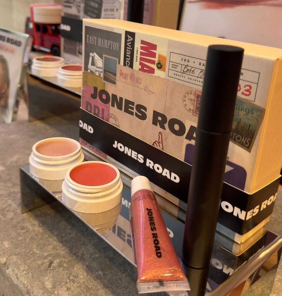 A Jones Road makeup display.