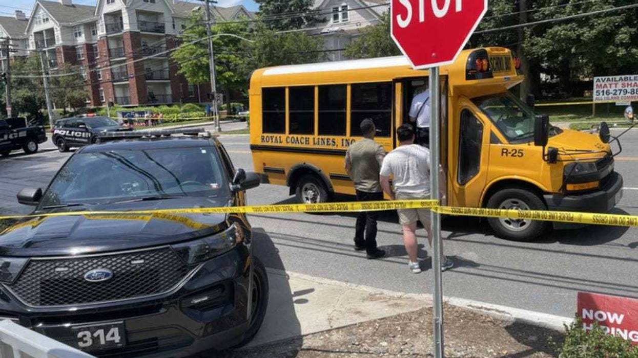 A kindergartener and his mother were fatally struck by a school bus in Mamaroneck on Thursday morning.