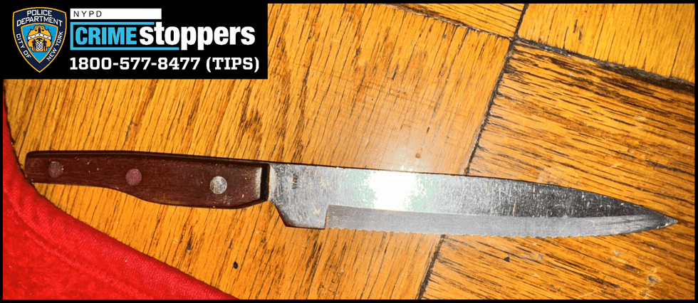 A knife was recovered at the scene, police said