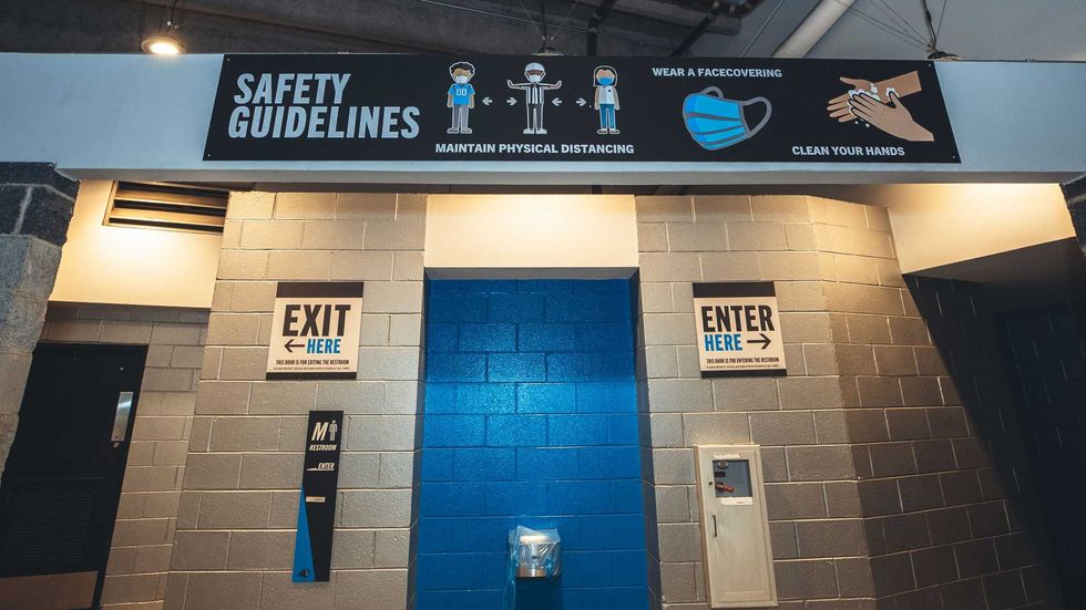 A look inside Bank of America stadium.