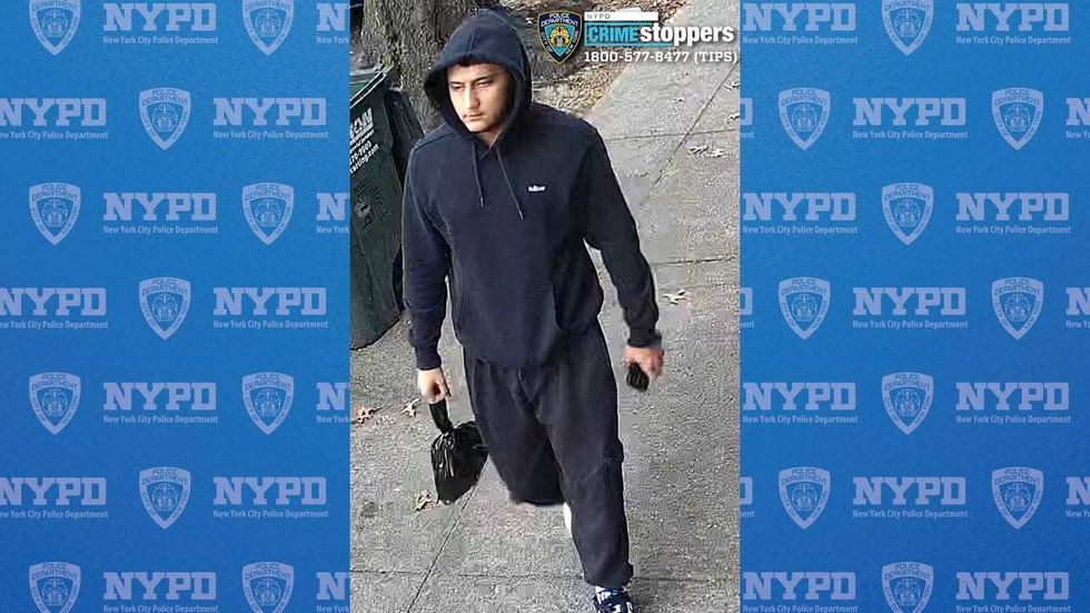A man driving orange BMW is wanted for beating an NYPD traffic agent in Brooklyn Wednesday morning.