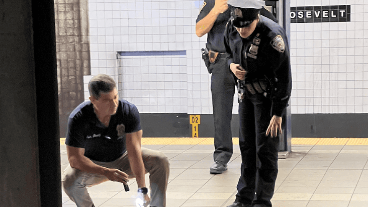A man is charged with manslaughter and assault in the shoving death of a 48-year-old man at a Queens subway station Monday.