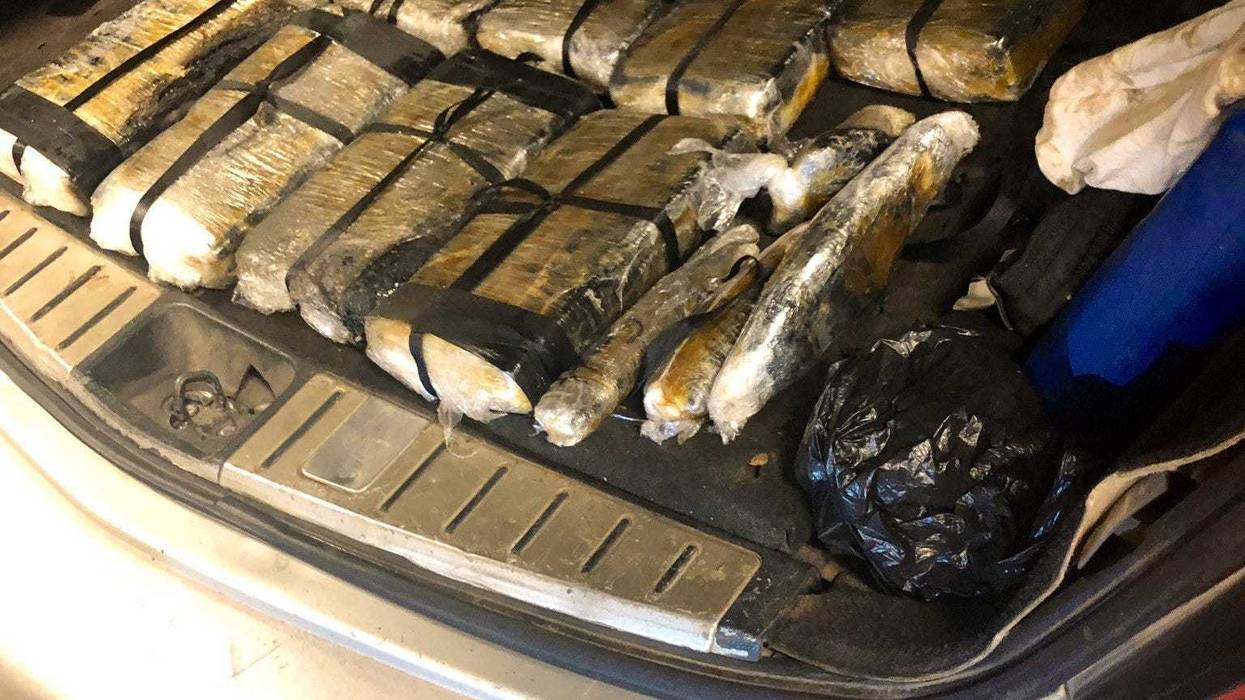 A man is facing a felony drug charge after police found more than 10 kg of cocaine hidden in a vehicle during a traffic stop Tuesday in Gresham on the South Side.