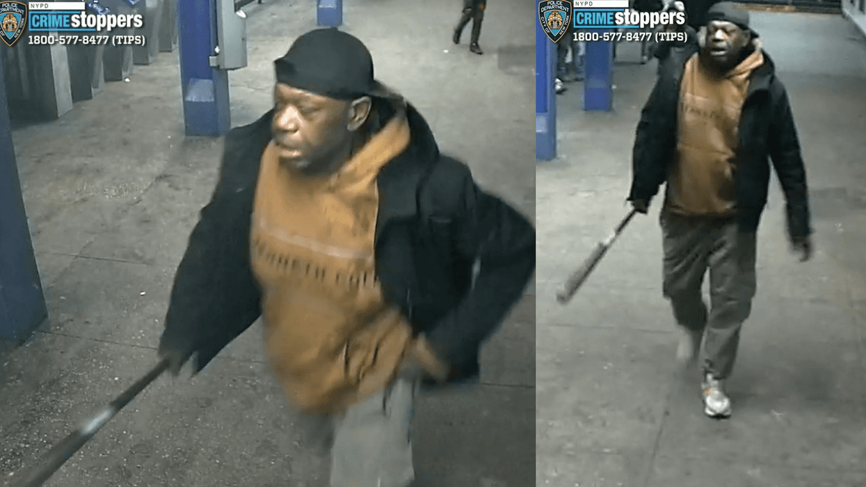 A man is wanted for the beating of a Bronx subway rider last week with a baseball bat.
