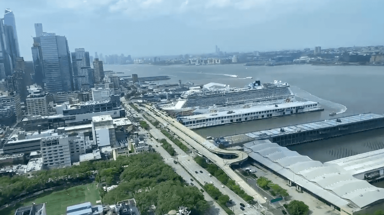 A man's body was pulled from the Hudson River on Sunday morning