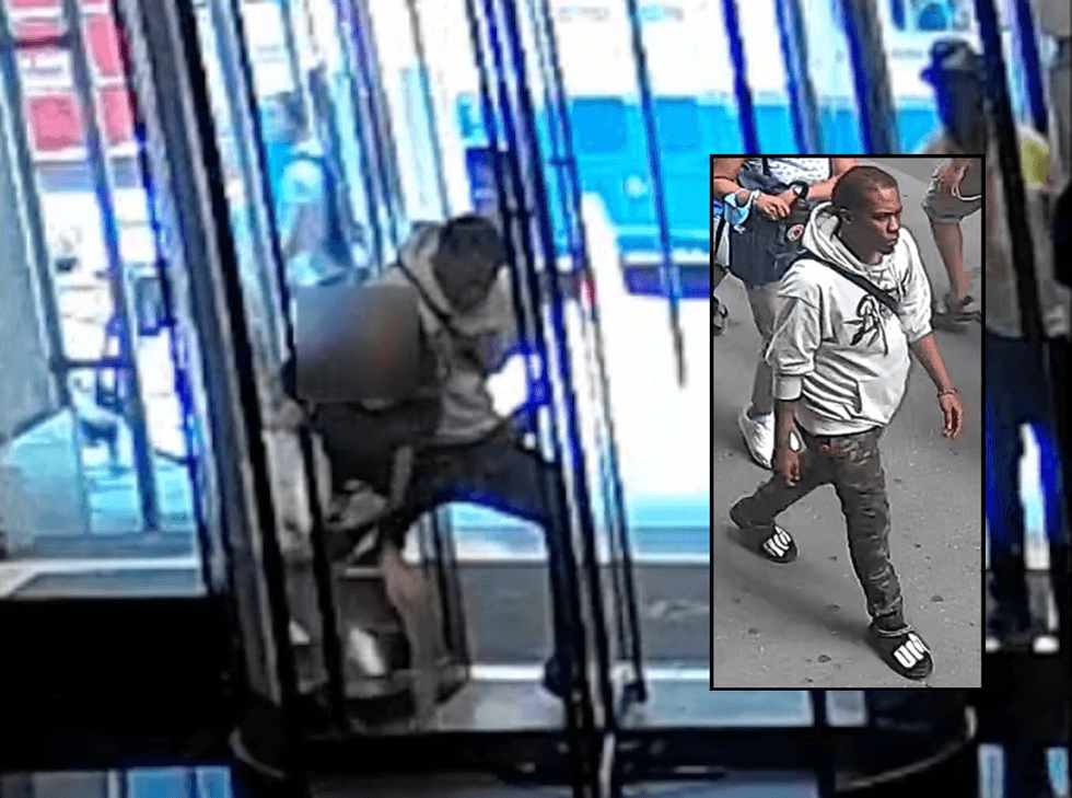A man tried to steal a woman