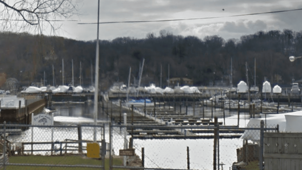 A man was found dead at the Safe Harbor Marina on Shore Road in Glen Cove on Monday morning, police said