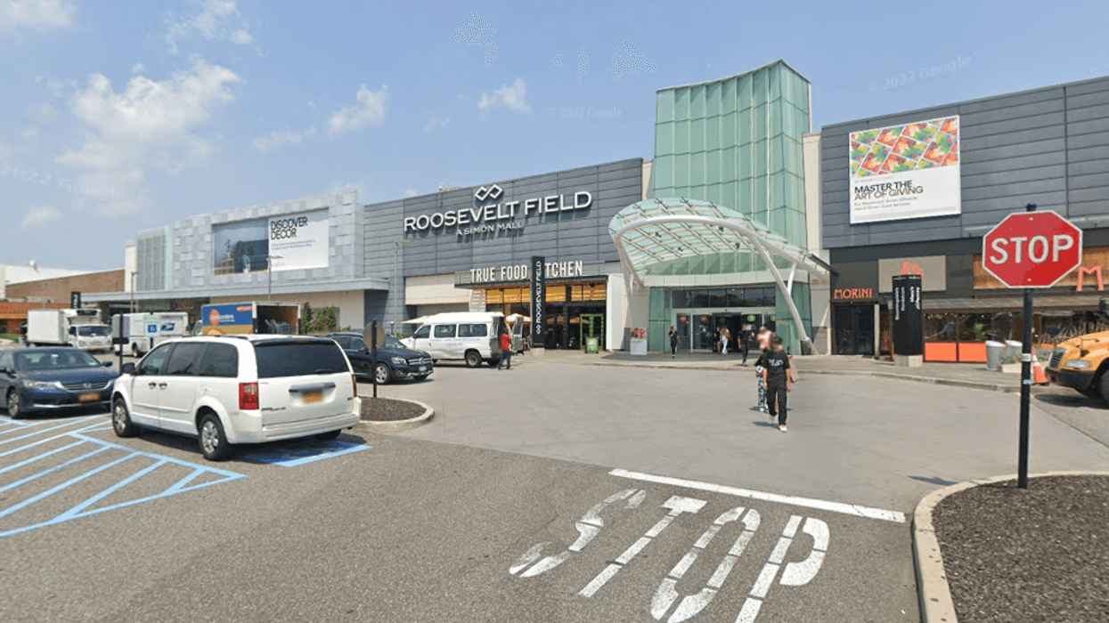 A man was robbed by a 13-year-old boy wielding a BB gun outside Roosevelt Field Mall on Wednesday evening, police said