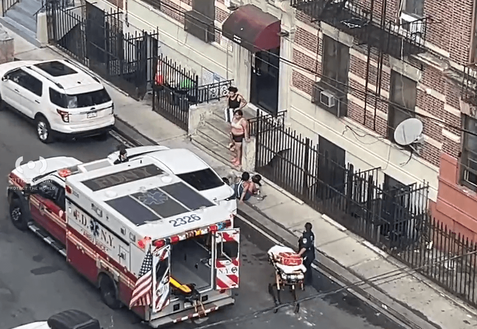 A man was shot on a sidewalk at Adams Place and East 182nd Street