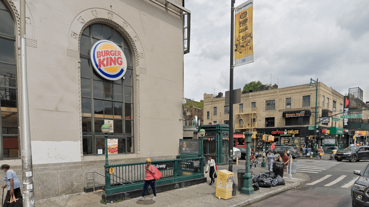 A man was stabbed and robbed at the Church Avenue subway station in East Flatbush on Wednesday morning