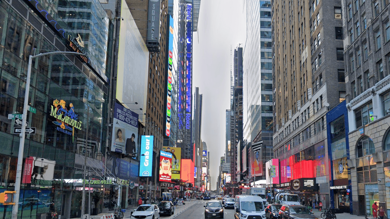 A man was stabbed and slashed at West 40th Street and Seventh Avenue during an argument over a pot deal early Wednesday morning, police said.