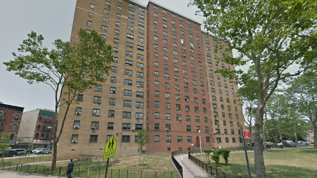 A man was stabbed inside a Brooklyn NYCHA building, one of the Roosevelt Houses in Bed-Stuy, early Saturday morning.