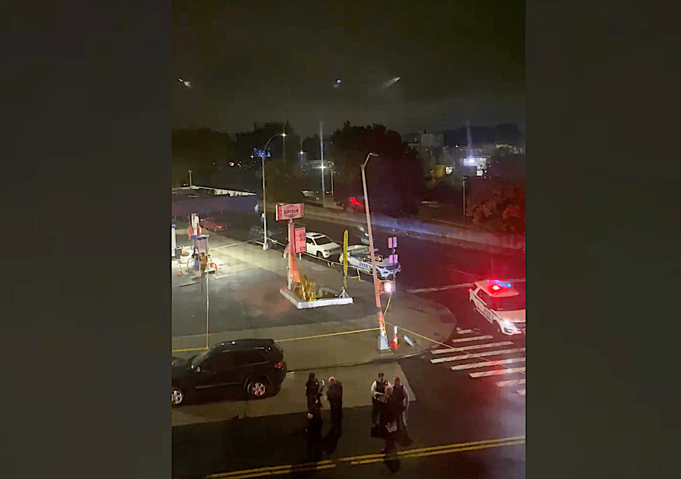 A man was struck in a drive-by shooting in Astoria