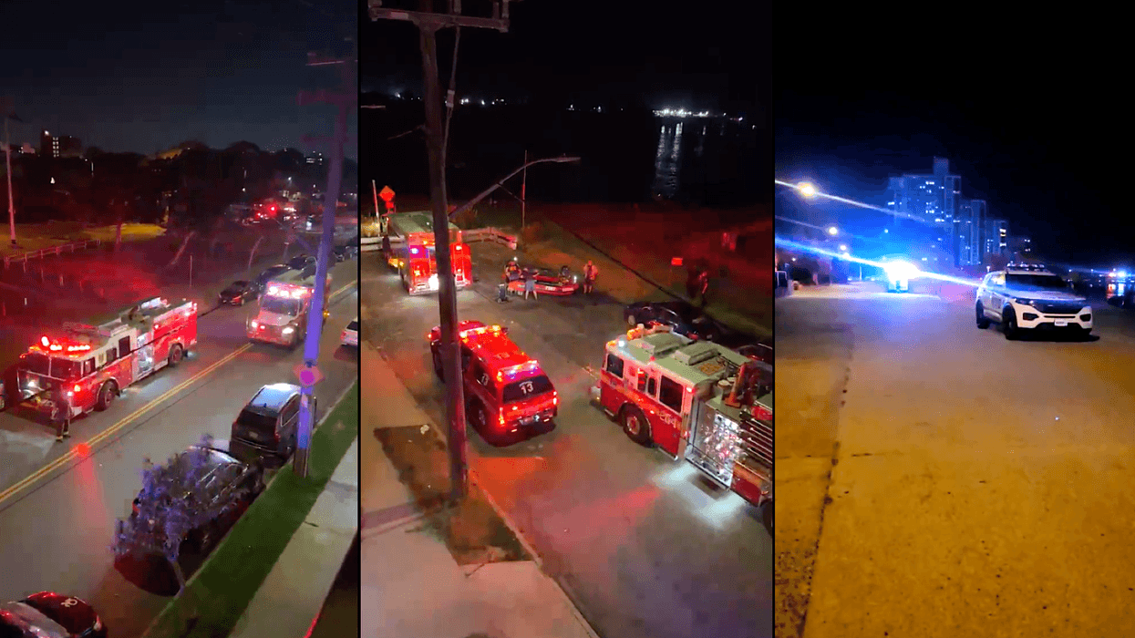 A man went missing near Seagirt Boulevard and Beach 13th Street on Monday morning